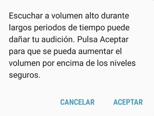 aviso volumen auriculares infocomputer